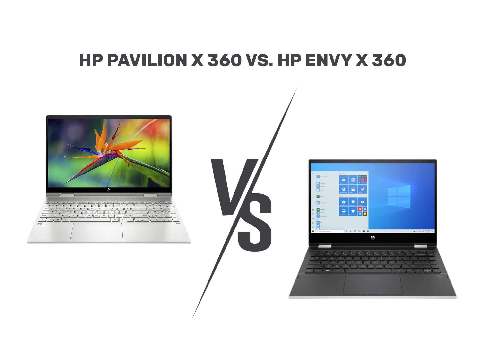 HP Pavilion x 360 vs. HP Envy x 360