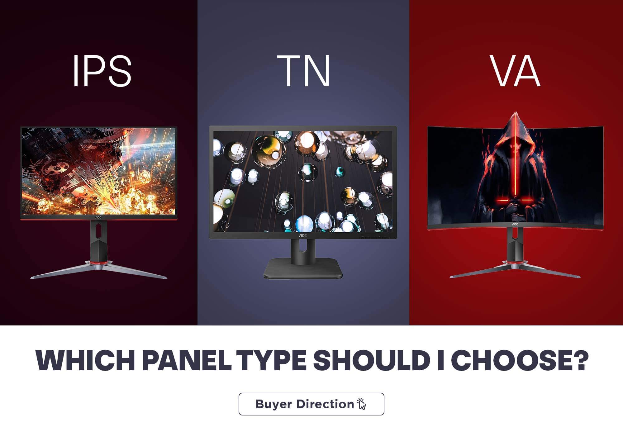 IPS vs. TN vs. VA - Which Panel Type Should I choose?