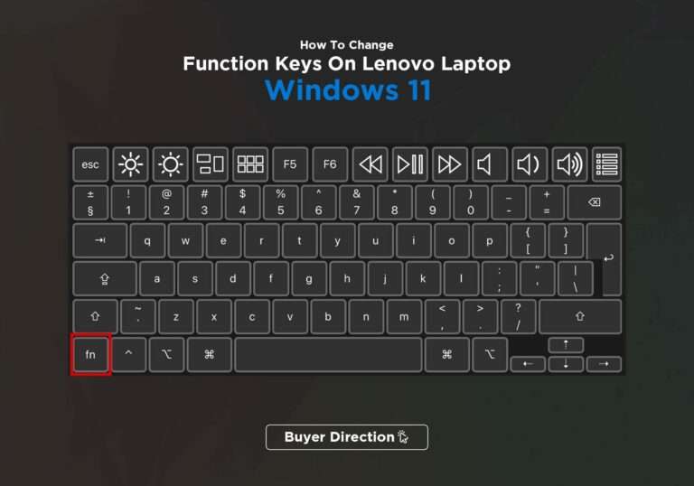 How To Change Function Keys On Lenovo Laptop Windows 11