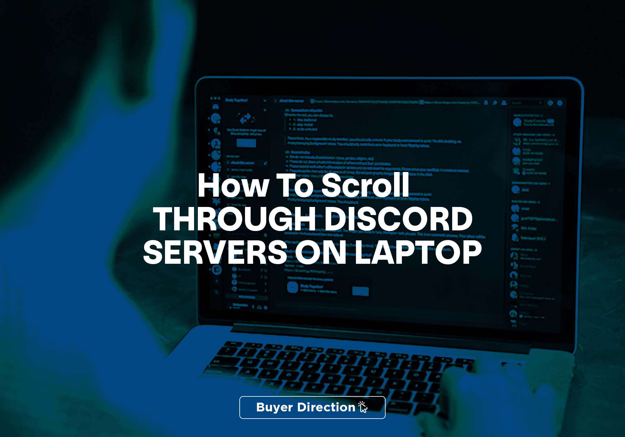 How To Scroll Through Discord Servers On Laptop