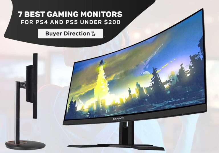 7 Best Gaming Monitors for PS4 and PS5 under $200 in 2022